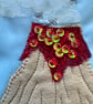 Unframed textile artwork - dinosaur - Image 2