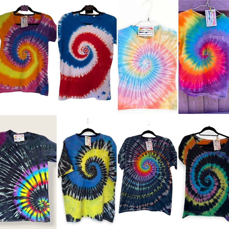 Custom order spiral T-shirt 