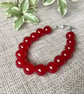 Quartzite Bracelet, Red, SALE - Image 4
