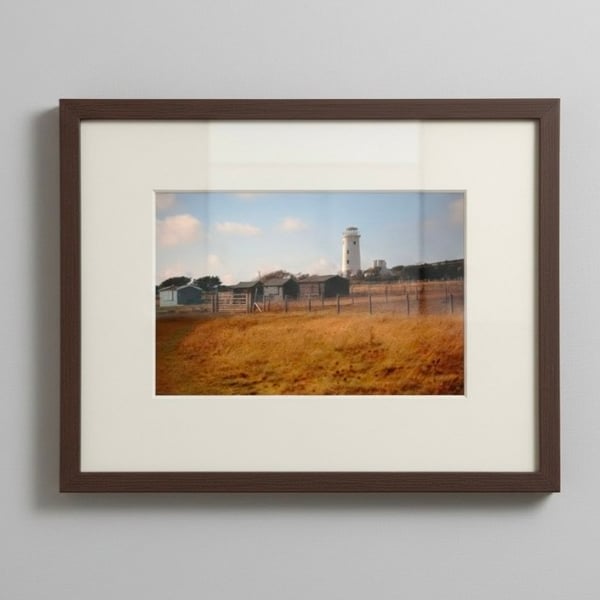 Portland Countryside and Old Lighthouse - Dorset Coastal Photography Print