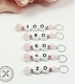 Stitch Markers - Rose Quartz Numbered Cast On Counting For Knitting 20 - 100 - s - Image 4