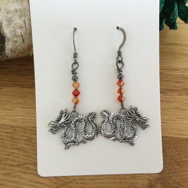 Dragon Earrings