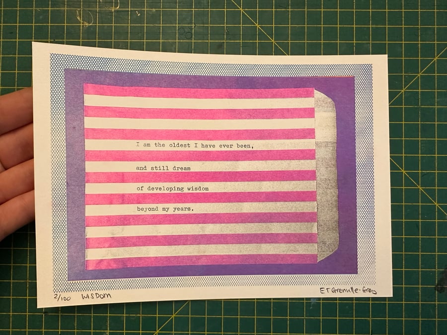 Wisdom - A5 Risograph