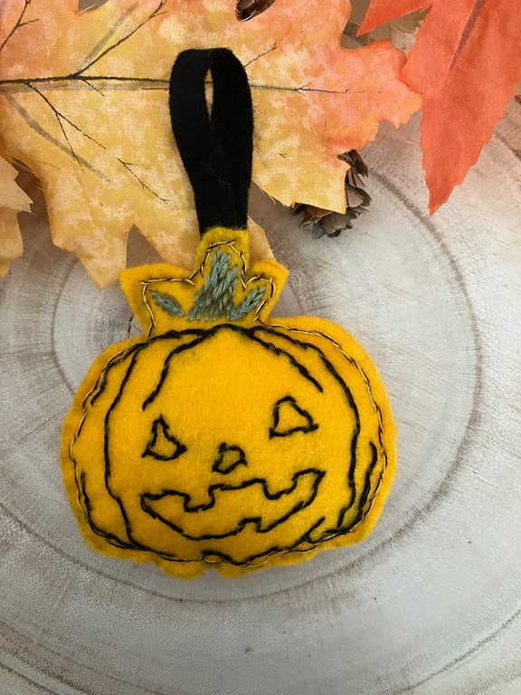 Felt Halloween Pumpkin decoration 
