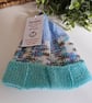 Designer Hand Knitted Baby knotted Pixie Hat  3- 6 months size - Image 2