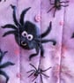 Spider Print Quilted Fabric Midi Purse - Image 3