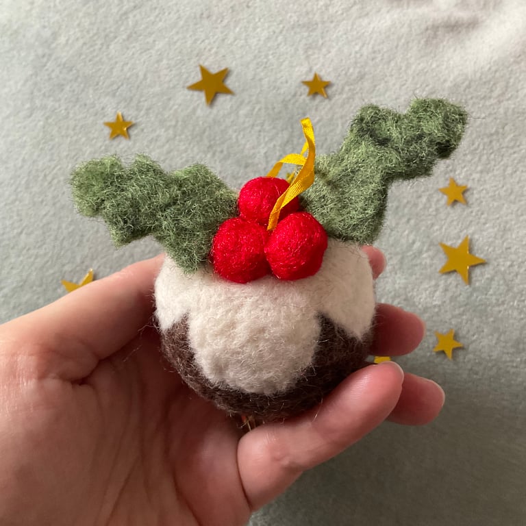 Christmas pudding tree ornament 