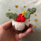 Christmas pudding tree ornament 