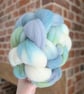 Hand Dyed Targhee Top 99g Spinning Fibre - Calm