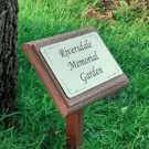 Custom order Mahogany Remembrance Plaques CHARLES MACE