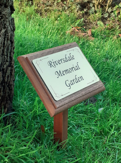 Custom order Mahogany Remembrance Plaques Nicola.Meechan telford.gov.