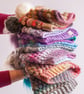 Hat-handmade crochet puff stitch beanie hat autumnal colours - Image 8