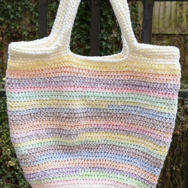 Pastel tote bag 