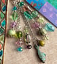 Handmade bag charm, boho bag charm, Pisces gift, fish charm,
