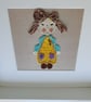 Crocheted picture "Isabelle" - Image 2
