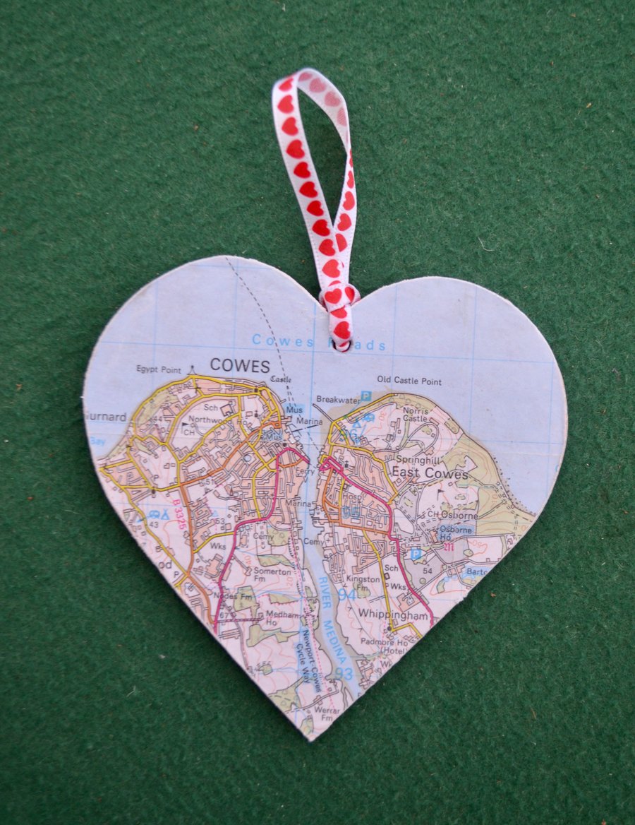 Map hearts 