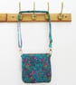 Peacock Blue Adjustable Crossbody Bag - Image 7