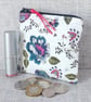 Coin purse, small purse, floral - Image 4