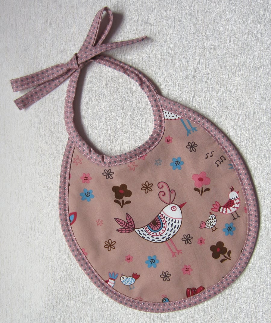 SALE First Size Babies Bird Bib