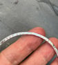 Silver Hammered Bangle, silver bangle, gold heart bangle, words bangle,  - Image 8