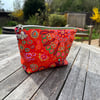 Makeup bag or cosmetic purse - inspired by India