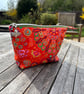 Makeup bag or cosmetic purse - inspired by India
