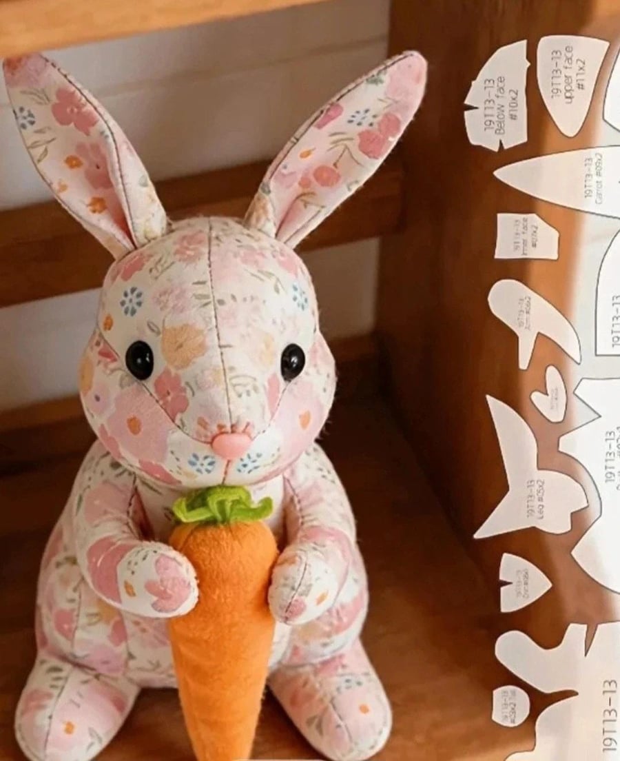 Bunny Rabbit Acrylic Sewing Templates 15"