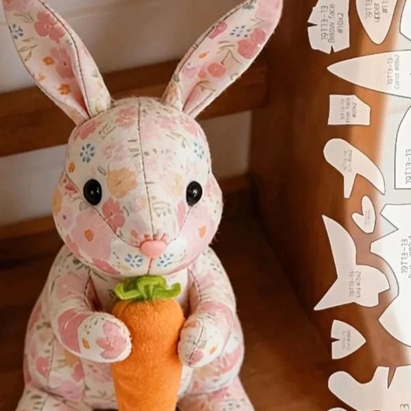 Bunny Rabbit Acrylic Sewing Templates 10"