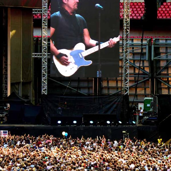 Bruce Springsteen Live At Wembley Stadium Photograph Print