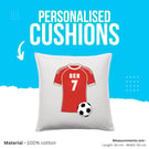 Personalised Football Cushion - Custom Football Design