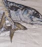 A Mackerel Muddle Textile Artwork - Image 3