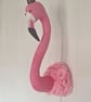 The rose queen handmade flamingo faux txidermy