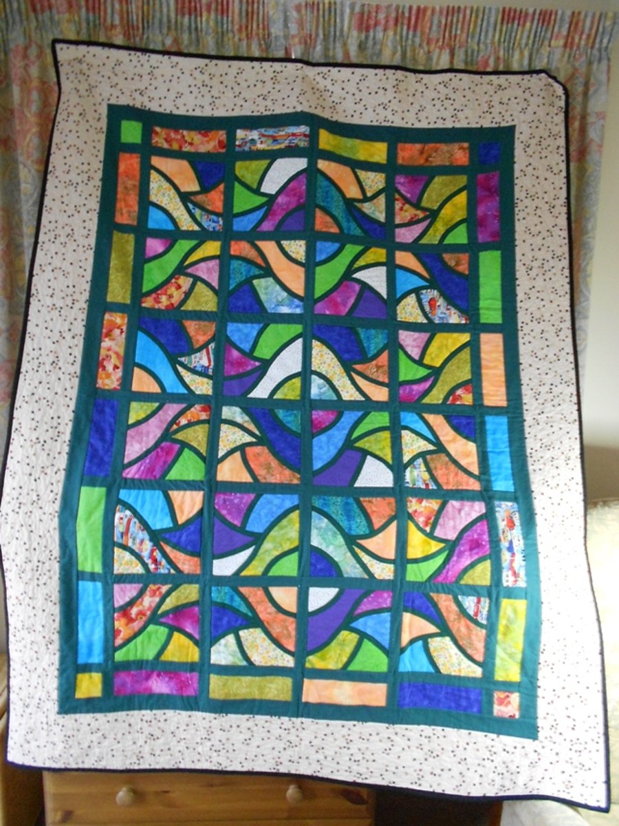Quilted Wallhanging or Throw