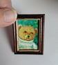 Teddy Bear in a Jumper Miniature Oil Painting  - Image 5