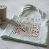 Hand Embroidered Square Gift Bag 