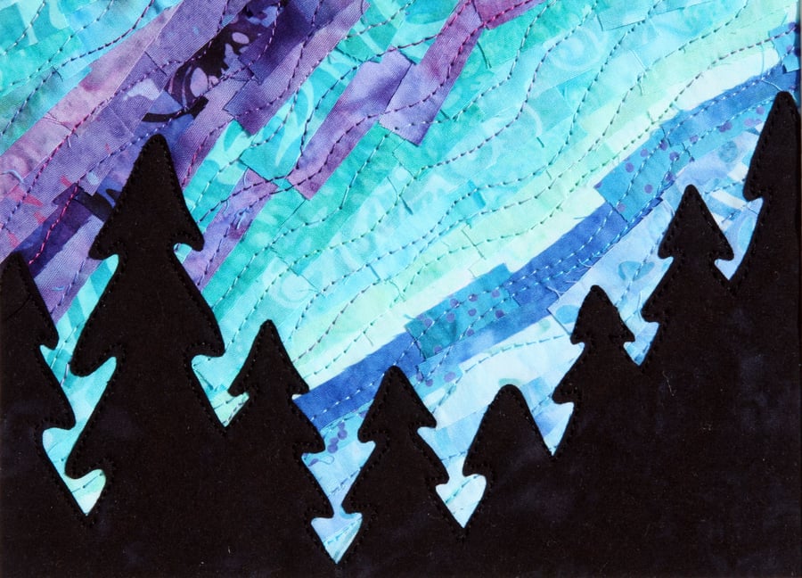 Aurora Skies Collage Kit  