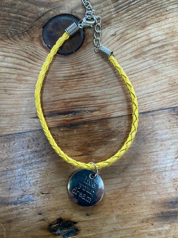 Live Your Dream Charm Bracelet (417)