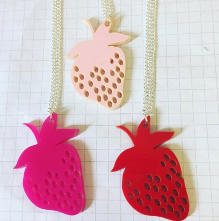 Strawberry Necklace 