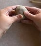 Handmade Ceramic Daffodil brooch, Hand Made Pottery Badge - Image 10