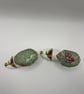 Pair of Vintage Upcycled 'Old Country Roses' Decorative Shoe Pin Cushions - Image 3
