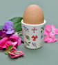 Wild Flowers Egg Cup - Hand Painted - SALE - Image 3