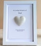 Personalised Memorial Heart Frame - In Loving Memory Keepsake