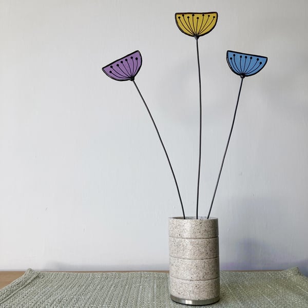 Everlasting Stained Glass Wild Flower - Cow Parsley - Ground Elder