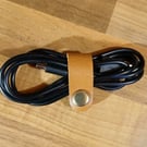 Handcrafted Leather Cable ties, 2 per pack