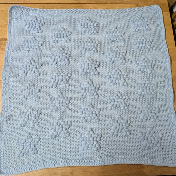 A beautiful bobble Star blanket 