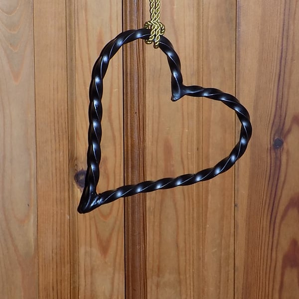 Hanging Heart Decoration............................Wrought Iron (Forged Steel) 
