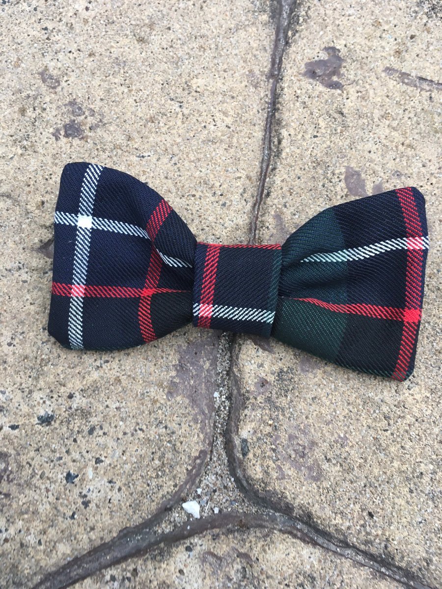 Hunter Tartan hair bow, babies, children