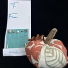 Pumpkin Pin Cushion plus, one pack of Tidal Treasure Pins 