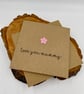 Love you Mummy button card - Image 5