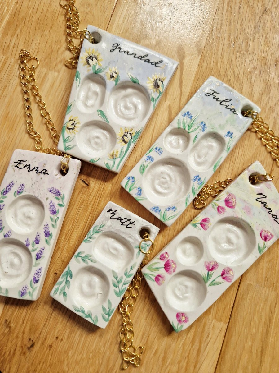 Mini personalised paint mixing palette- watercolour palette - portable custom ar